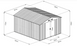 Садовий будинок металевий HECHT 10X10 PLUS HECHT10X10PLUS