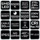 Точечный светильник SMD 100W 8500 lm 230V 99-054