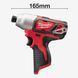 Гвинтокрут акумуляторний 1/4'' HEX MILWAUKEE, M12 BID-0 4933441955