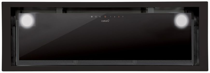 Cata Вытяжка встраиваемая, 80см, 1200м3ч, GC DUAL 75 BK, черный 02131208 фото