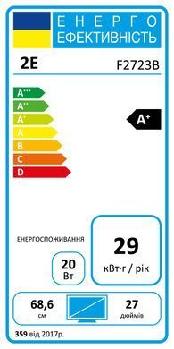 2E Монітор LCD 27" F2723B D-Sub, HDMI, IPS, 75Hz (364799) 2E-F2723B-01.UA фото