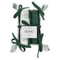 Кухонний текстиль SOHO Наб. руш. 40*60см бавовна 100% Christmas tree хліб. 2 шт.