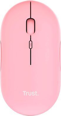 Trust Мышь Puck Rechargeable Ultra-Thin BT WL Silent Pink 24125_TRUST фото