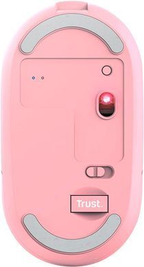 Trust Мышь Puck Rechargeable Ultra-Thin BT WL Silent Pink 24125_TRUST фото