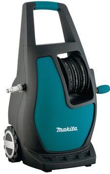 Мінімийка високого тиску Makita HW111, 1700Вт, 110бар, 370л/год, шланг 5.5м, 9.8кг HW111 фото