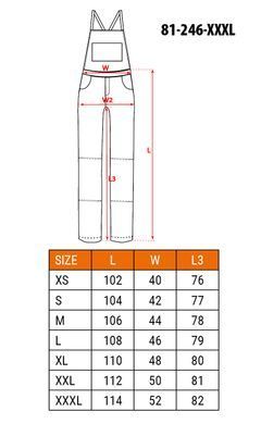 Рабочий полукомбинезон PREMIUM Neo Tools 81-246 XXXL