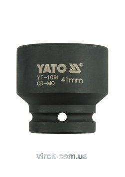Головка торцева ударна 6-гранна YATO : квадрат 3/4", М= 41 мм, L= 57 мм