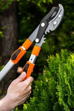 Гілкоріз телескопічний NEO TOOLS 670 мм &mdash; обрізка гілок до 42 мм 15-254 фото