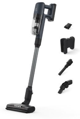 Electrolux Пилосос бездротовий, конт пил -0.3л, автон. робота до 40хв, вага-2.2кг, HEPA12, AutoMode, 4 насадки, синій (365306) EP71UB14DB фото
