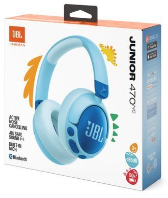 Наушники JBL JR470NC Blue (JBLJR470NCBLU) (7065596) JBLJR470NCBLU фото