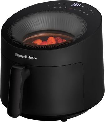 Russell Hobbs Мультипіч Satisfry Panoramic- 1500Вт, чаша-5л, сенсорне управл., 10 авто. програм, пластик/скло, чорний (385895) 27420-56 фото
