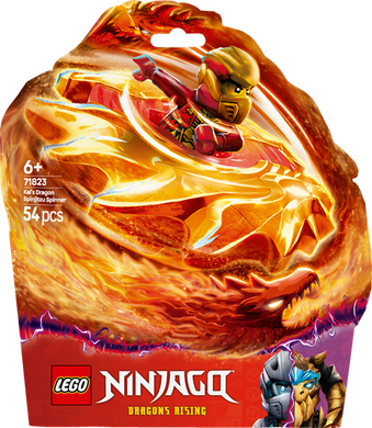 Конструктор LEGO NINJAGO Дракон Кая Спін-джитсу 54 деталі (71823)