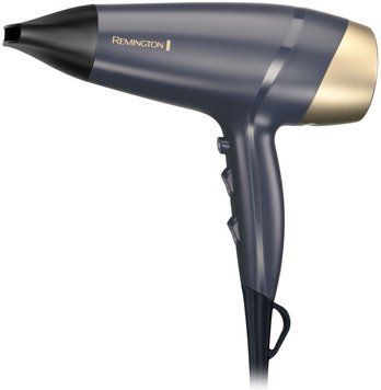 Remington Фен Sapphire Luxe , 2200Вт, 3 режими, дифузор, іоніз-я, хол. обдув, сапфіровий (381879) D5805 фото