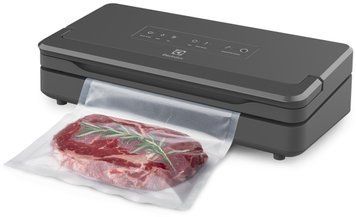 Вакууматор Electrolux для рулонов, пакетов и контейнеров, 120Вт, 30см, электронное управление, +1 рулон, пластик, серый (363897) E6VS1-6AG фото