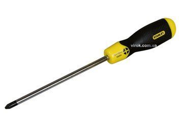 Отвертка крестовая STANLEY "Cushion Grip": "Pozidriv" PZ1 х 75 мм