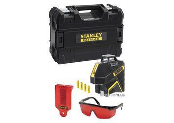 Нивелир линейный лазерный красный STANLEY "FatMax" 360&deg;, диапазон - 15 м, точность - 3/6 мм на 10 м DW