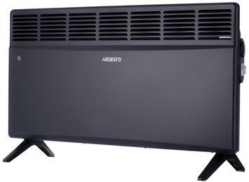 ARDESTO Конвектор електричний CH-2500MCA, 2500 Вт, 25 м2, закритий нагрів. елемент, IP24, мех. керування, антрацит матовий (367410)