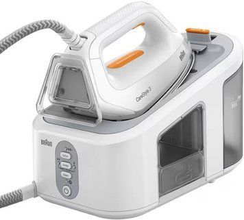 Braun Прасувальна система CareStyle 3, 2400Вт, 2000мл, паровий удар -400гр, нерж. сталь, біло-сірий (376483) IS3132WH фото