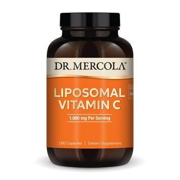 Ліпосомальний вітамін C Dr. Mercola Liposomal Vitamin C 1000 мг, 180 капсул