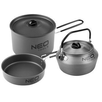 Набор туристической посуды NEO Tools 3 в 1 складные ручки