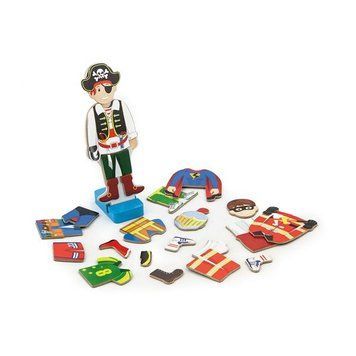 Набір магнітів Viga Toys Гардероб хлопчика (50021) dt_2327 фото