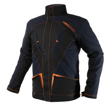 Рабочая куртка NEO TOOLS 81-207 Garage, 100 % хлопок Ripstop, усиления Oxford, CE L