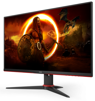 Монiтор TFT AOC 23.8" 24G2SPAE/BK IPS 165Hz 1ms 2*HDMI DP MM Black/Red 24G2SPAE/BK фото