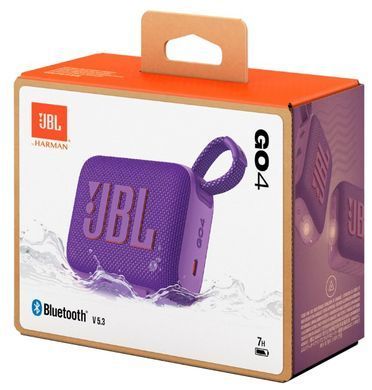 Портативна акустика JBL Go 4 Фіолетовий (JBLGO4PUR) JBLGO4PUR фото