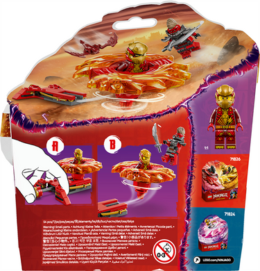 Конструктор LEGO NINJAGO Дракон Кая Спін-джитсу 54 деталі (71823)
