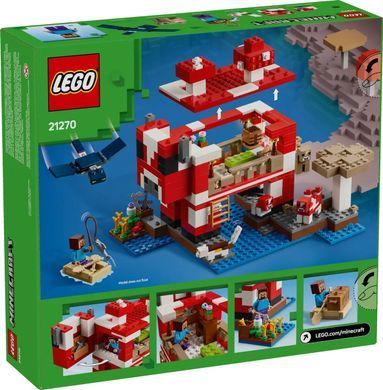 Конструктор LEGO Minecraft Грибной дом