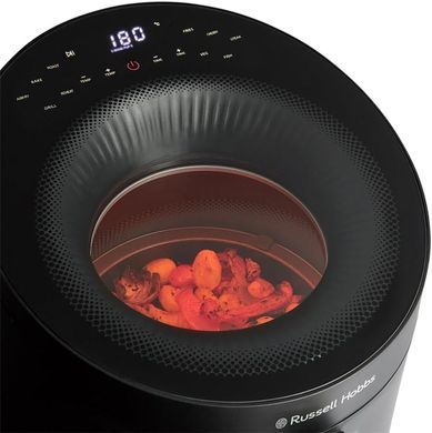 Russell Hobbs Мультипіч Satisfry Panoramic- 1500Вт, чаша-5л, сенсорне управл., 10 авто. програм, пластик/скло, чорний (385895) 27420-56 фото