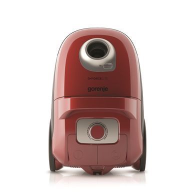 Gorenje Пылесос мешковый, 700Вт, мешок-3л, HEPA, щетка Xpand Zone, телескоп, красный VCEA23GLR фото