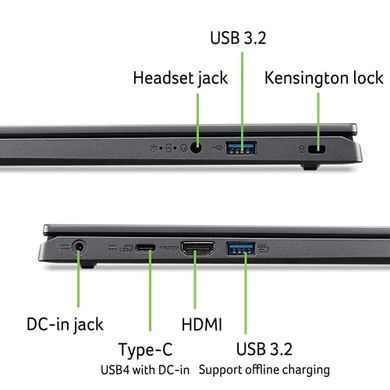 Acer Ноутбук Aspire 15 A15-41M 15.6" FHD IPS, AMD R5-8640HS, 16GB, F512GB, UMA, Win11, сірий (382201) NX.KVXEU.001 фото