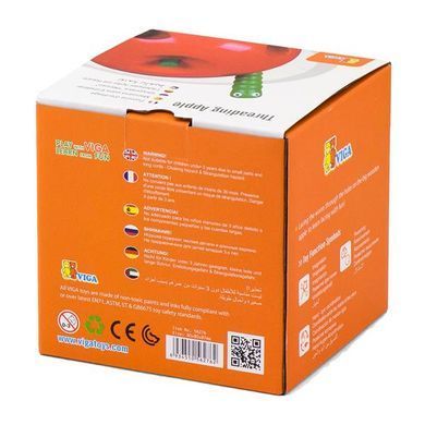 Дерев'яна шнурівка Viga Toys Яблучко (56276) dt_599 фото