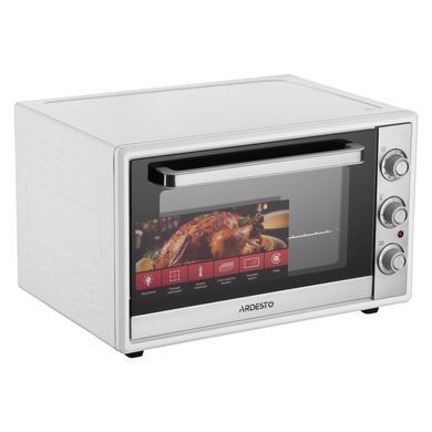 Піч електрична ARDESTO 60л, 2000Вт, механіч., подвійне скло, білий (380011) MEO-F60W фото