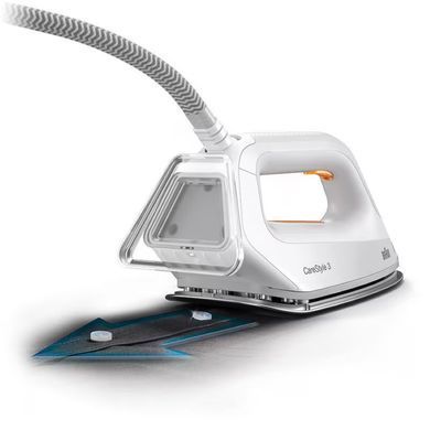 Braun Прасувальна система CareStyle 3, 2400Вт, 2000мл, паровий удар -400гр, нерж. сталь, біло-сірий (376483) IS3132WH фото