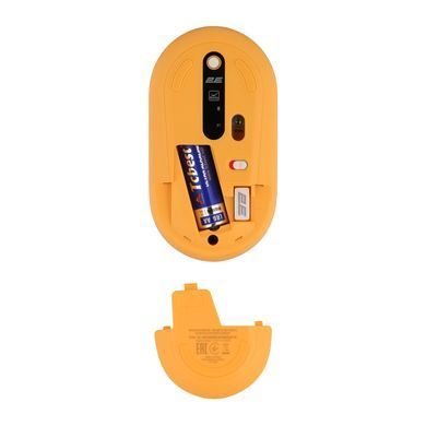 2E Миша MF300 CAPYBARA:SUNSET Silent WL BT, жовтий (374317) 2E-MF300WCAPIBARAYW фото