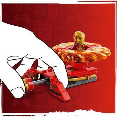 Конструктор LEGO NINJAGO Дракон Кая Спін-джитсу 54 деталі (71823)