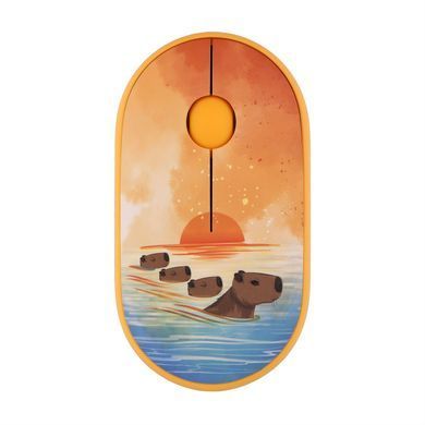 2E Миша MF300 CAPYBARA:SUNSET Silent WL BT, жовтий (374317) 2E-MF300WCAPIBARAYW фото