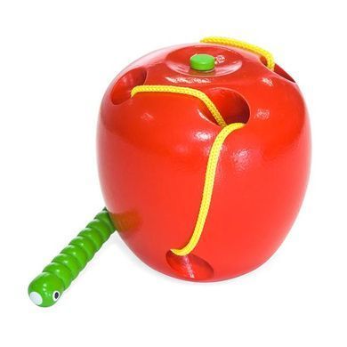 Дерев'яна шнурівка Viga Toys Яблучко (56276) dt_599 фото
