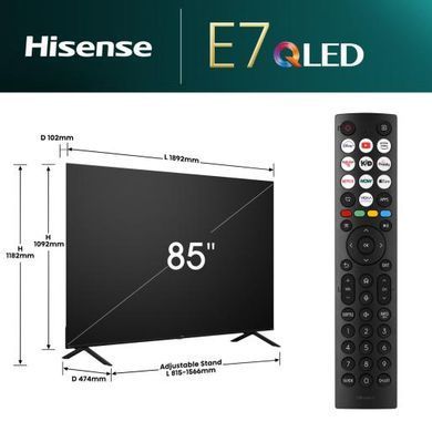 LED-телевізор Hisense 85E7NQ (7063904) 20014006 фото