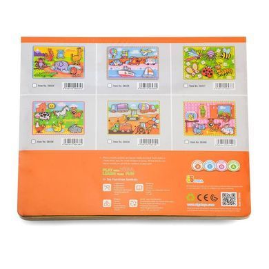 Дерев'яна рамка-вкладиш Viga Toys Транспорт (56436) dt_411 фото