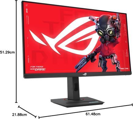 Монітор Asus 27" ROG Strix XG27ACMS HDMI, DP, USB-C, IPS, 2560x1440, 320Hz, 0.3ms, sRGB 130%, AdaptiveSync, Pivot, HDR400 (392831) 90LM0BE0-B01171 фото