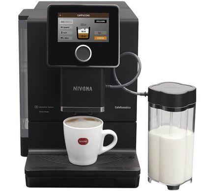 Nivona Кавамашина автоматична CafeRomatica NICR 930, 1455 Вт., резервуар для води 1.8 л., 15 Бар., сенсор, капучінатор, чорний. (351160) NICR960 фото
