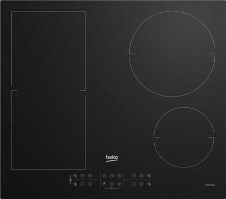 Beko Варочная поверхность стеклокерамическая индукция/60см/4конф HII64200FMT фото