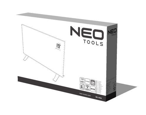 Конвектор Neo Tools 90-094 1500 Вт, IP24, WIFI