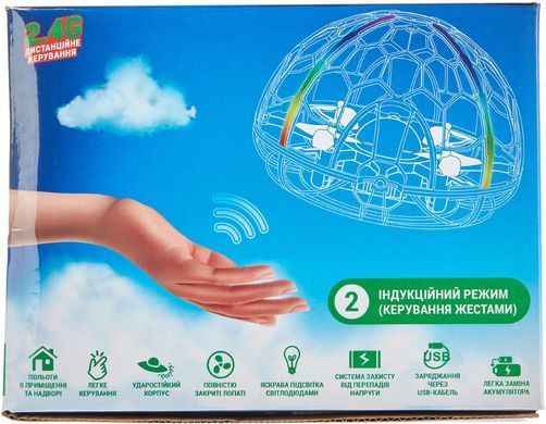 Квадрокоптер ZIPP Toys "Шалена Куля" з додатковим акумулятором