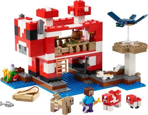 Конструктор LEGO Minecraft Грибной дом