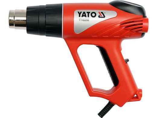 Фен технічний мережевий YATO : P= 2000 Вт 0~550&deg;C, t&deg; режими: 350&deg;С/ 500&deg;С YT-82288 фото