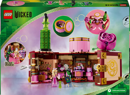 Конструктор LEGO Wicked Кімната Ґлінди й Ельфаби 740 деталей (75683)